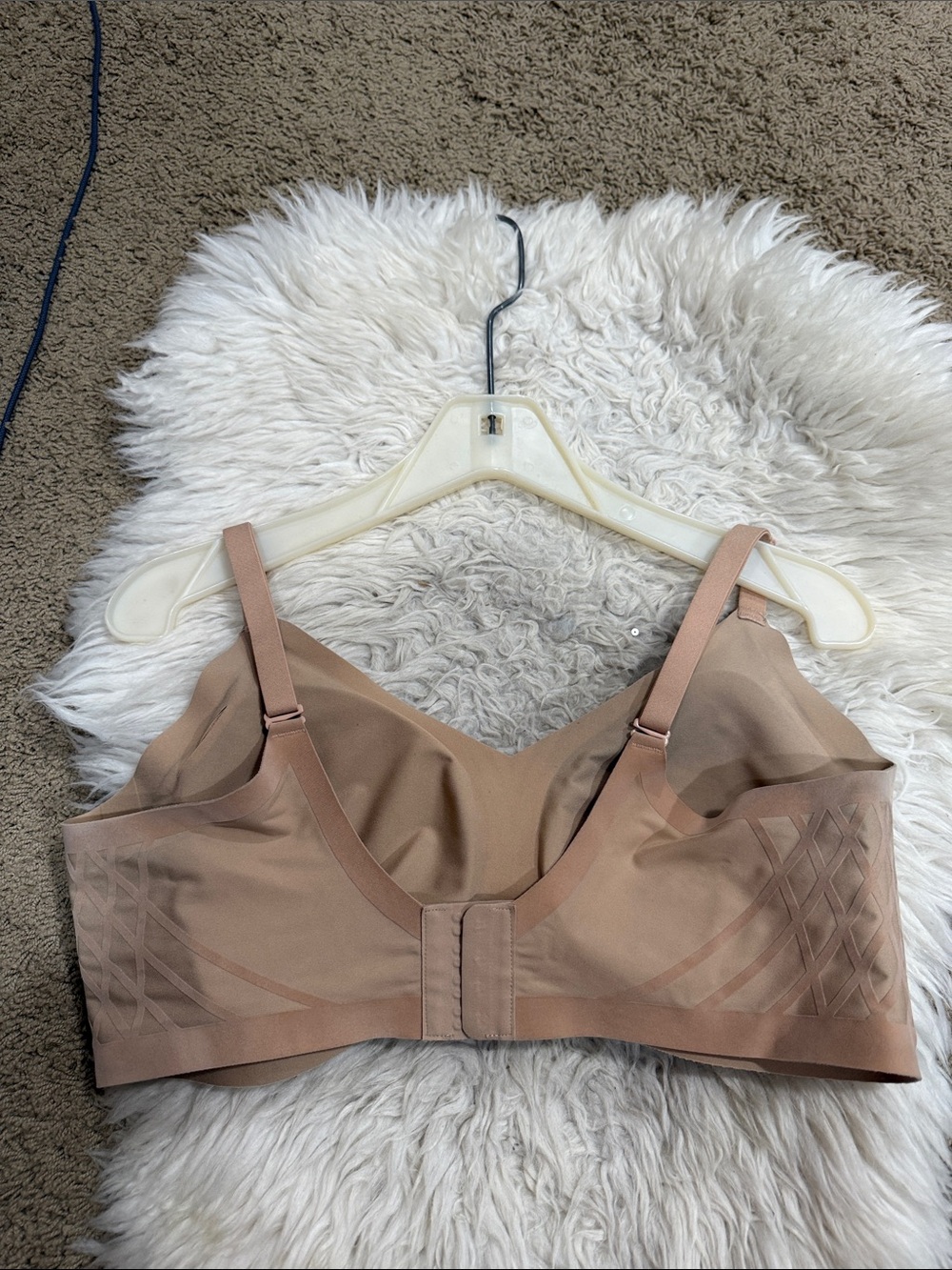 Honeylove Silhouette Wireless Seamless T-Shirt Bra Size 1X Sand LWBR0201 - Picture 5 of 9